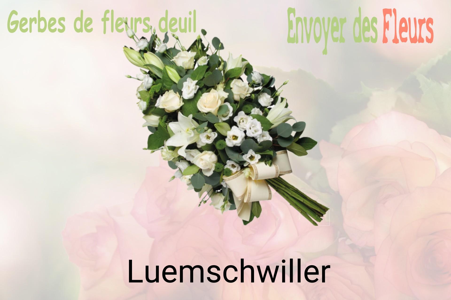 Gerbe de fleurs de deuil livrée à Luemschwiller